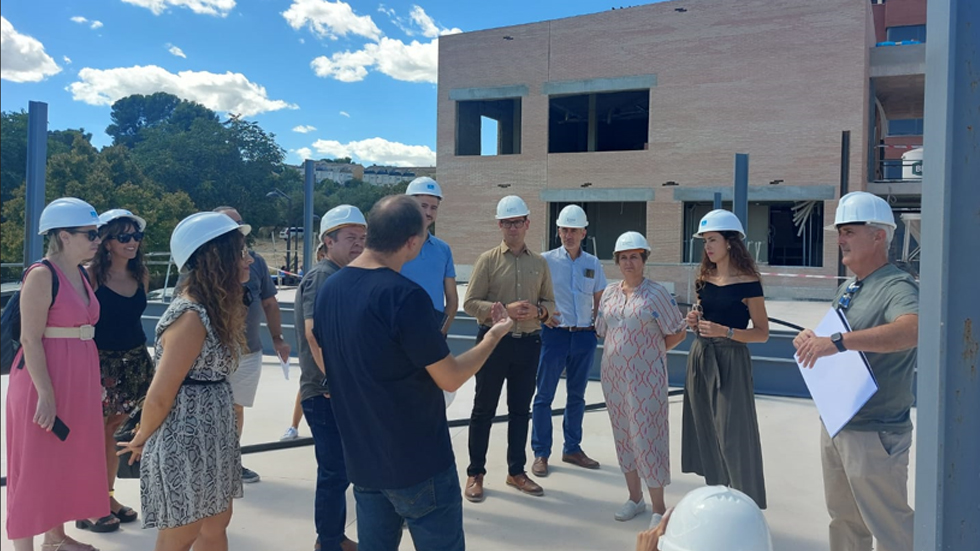Visita de Raquel Tamarit al Sant Joan Bosco de Cocentaina // Foto: AJC
