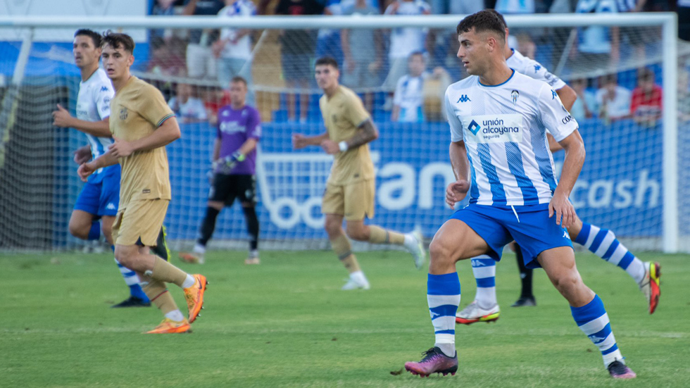 Partido en El Collao frente al Barça Atlètic / Foto: @9silvia5 CDAlcoyano