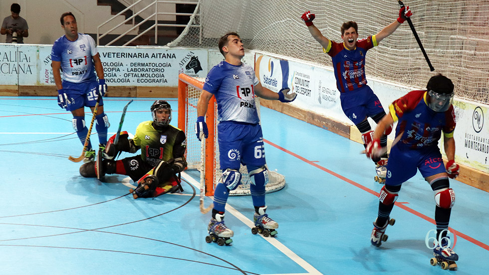 Gol del Alcodiam ante el Lleida / Foto: CGC