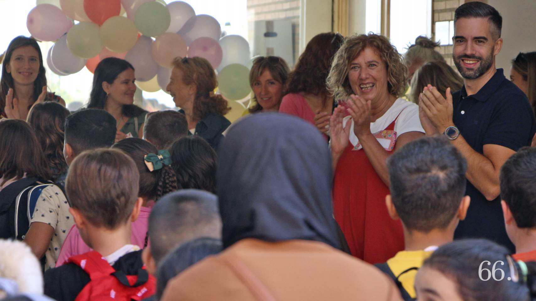Entrada dels xiquets al Bosco