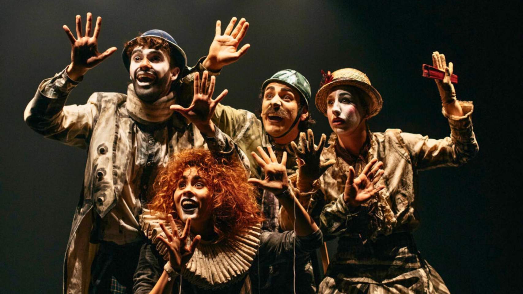 Rigol Huamani, Nara Pérez, Daniel Tormo, Felipe Vélez en una escena de 'Game Over' / Foto LEA