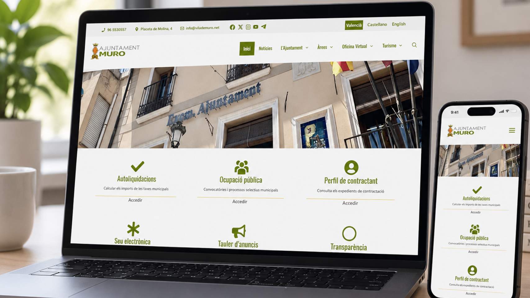 Nova imatge web de Muro
