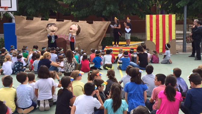 Celebració en el col·legi Sant Vicent