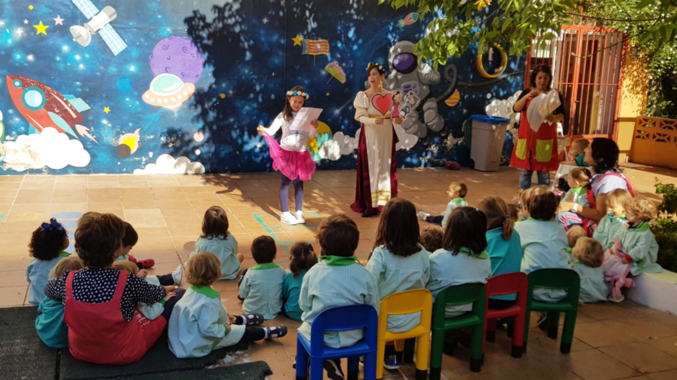 Un instant de la visita de Na Violant d'Hongria