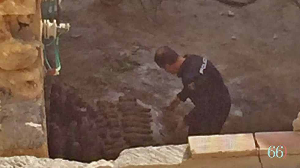 Parte de las bombas encontradas en Rodes