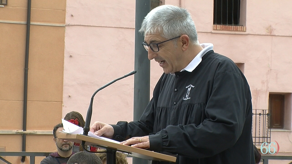 Gabriel Francés ha llegit una part del manifest
