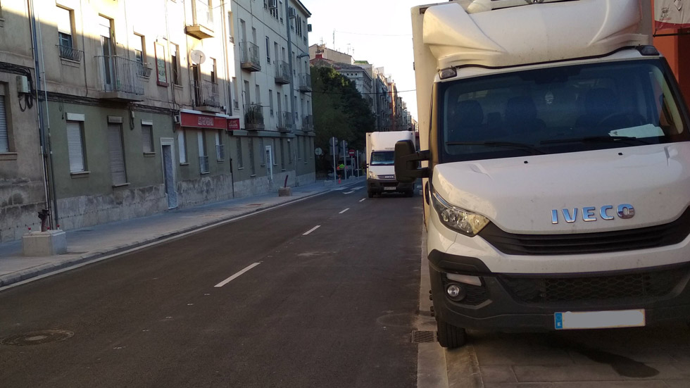 Calle Entença / Foto Prensa PP