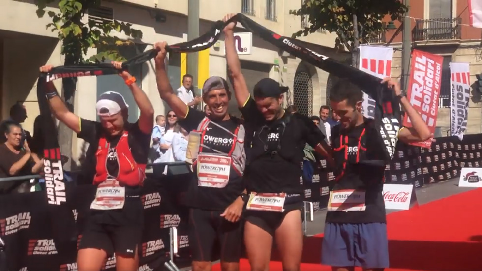 Powergym Trail a su llegada a meta / Foto: MyChip
