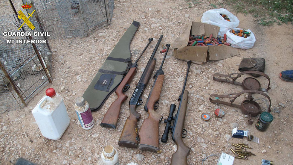 Material incautat / Foto: Gu&agrave;rdia Civil