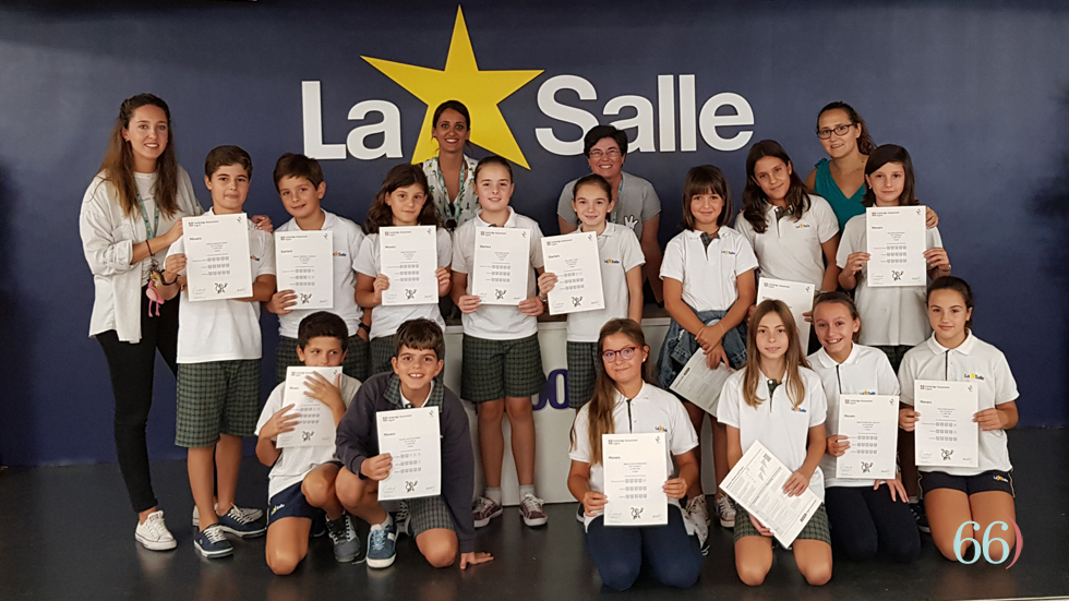 Alumnes i professores de La Salle / FOTO La Salle