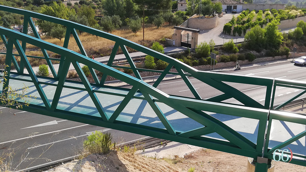 Pasarela tramo Vía Verde entre Alcoy y Cocentaina