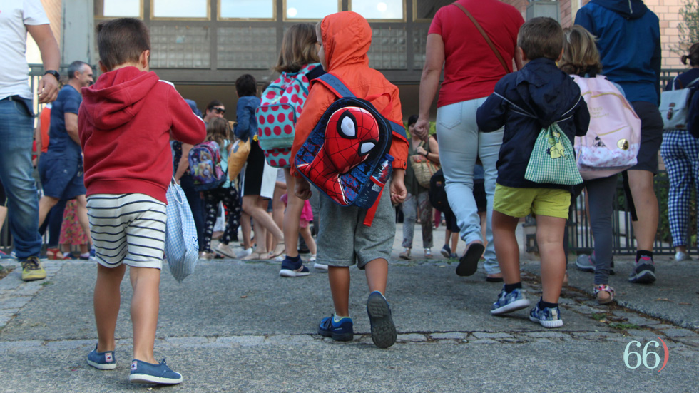 Alumnos de El Romeral / Foto: Archivo Pagina66)
