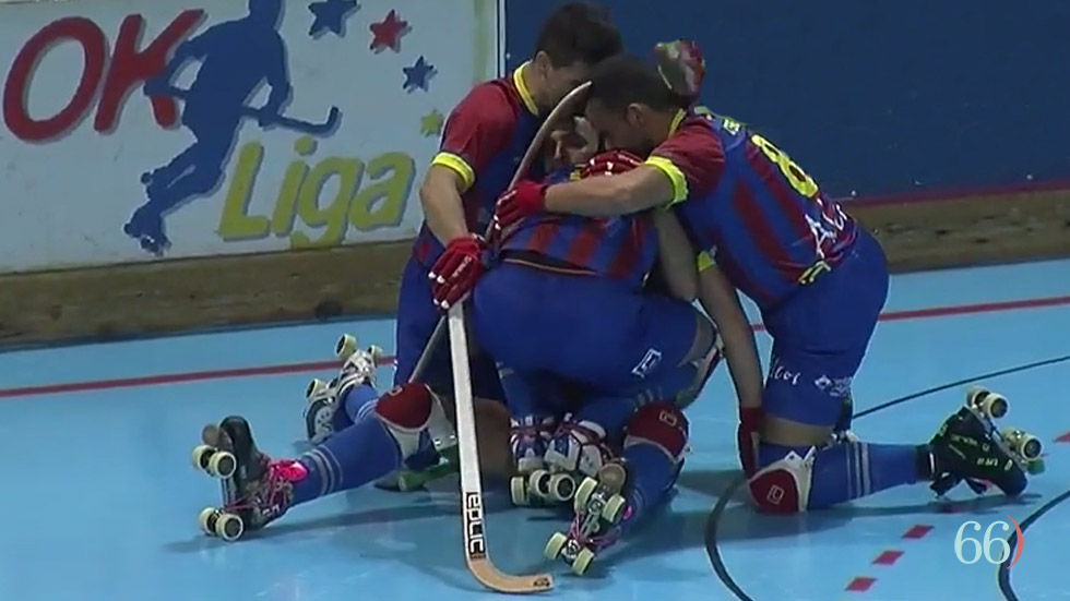 Celebraci&oacute;n de gol frente al Shum