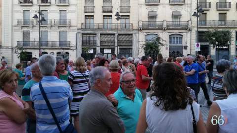 Concentración de pensionistas / FOTO Pagina66)