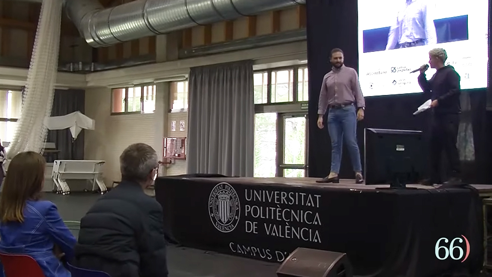 Acto en el Pabellón Georgina Blanes del Campus d'Alcoi de la UPV