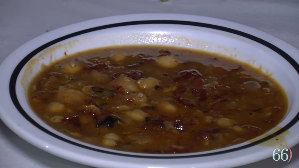 Plat de Pericana a Benasau // Foto: Arxiu Pagina66)