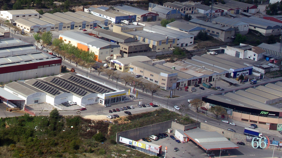 Polígono industrial Beniata en Alcoy // Foto: Arxiu Pagina66)
