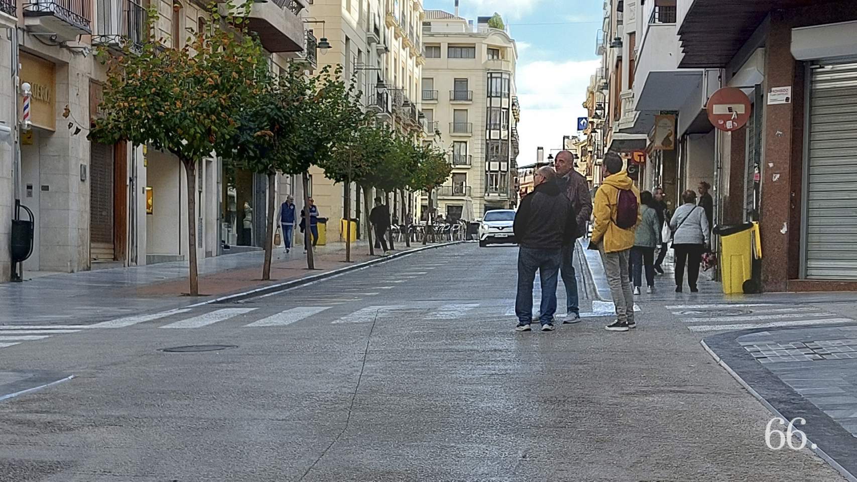 Peatonalización en la calle Sant Llorenç