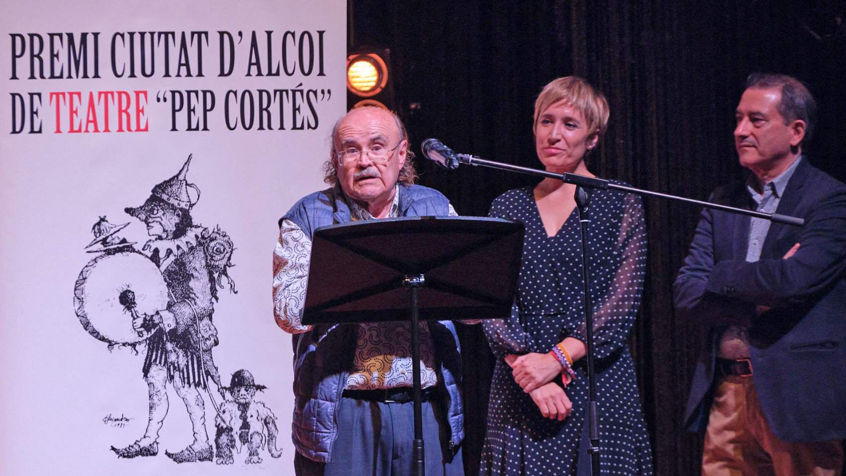 Rodolf Sirera, guanyador del premi Pep Cortés