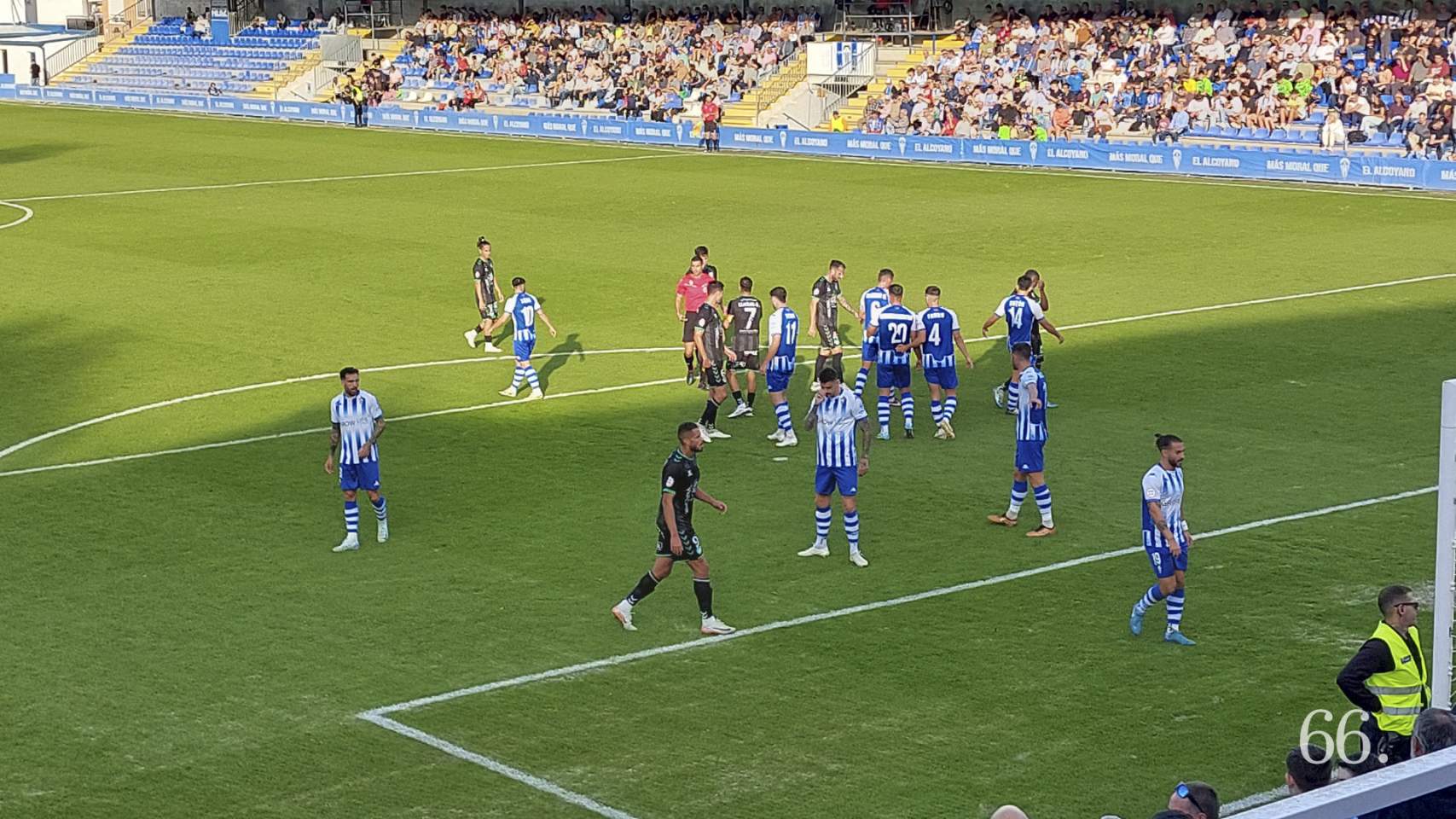 Partido ante el Antequera en la pasada jornada