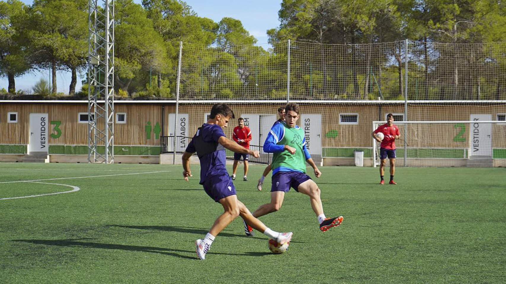 Entrenament dels jugadors / Foto: Facebook CDAlcoyano