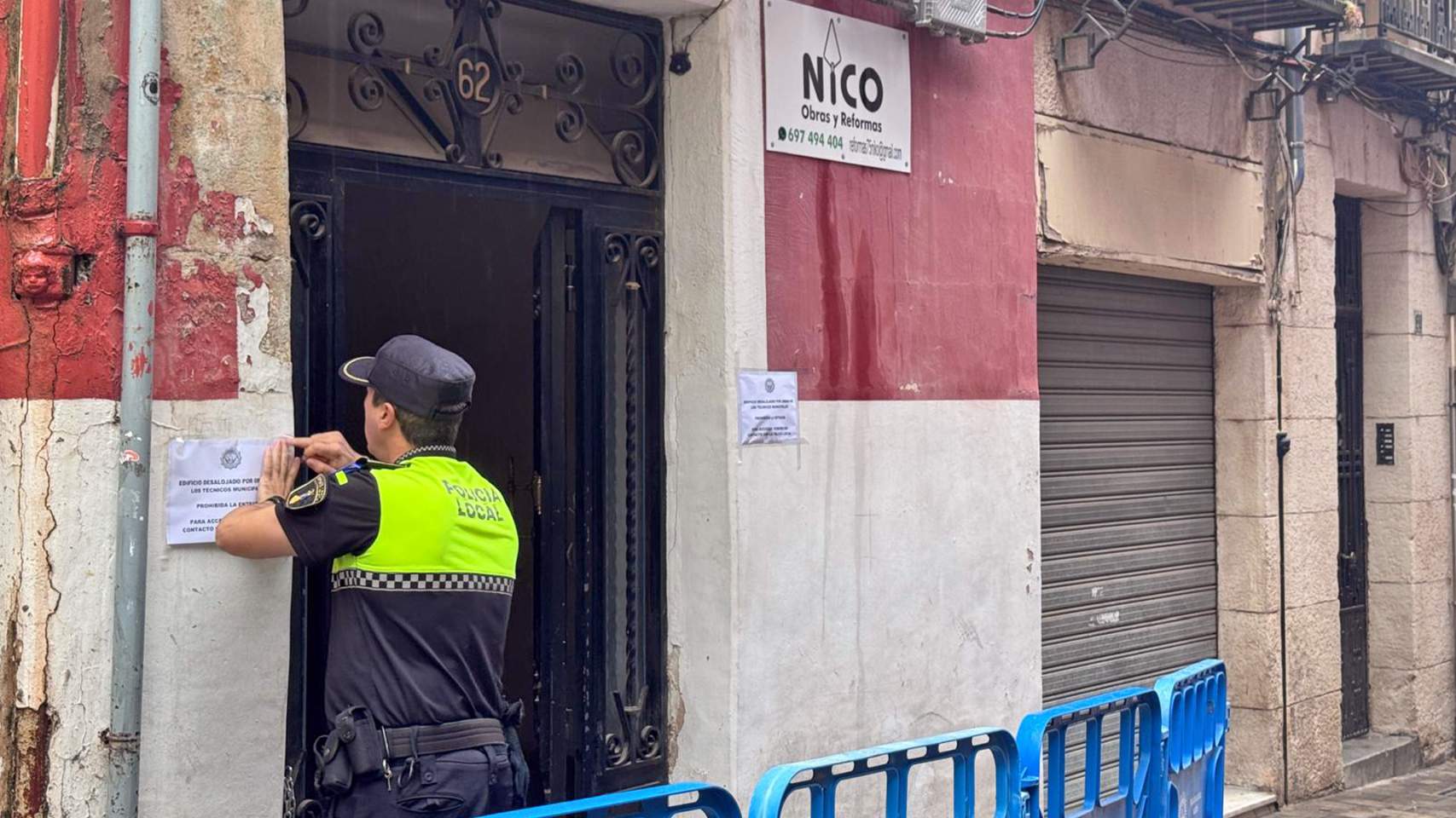 La Policia ha precintat l'edifici