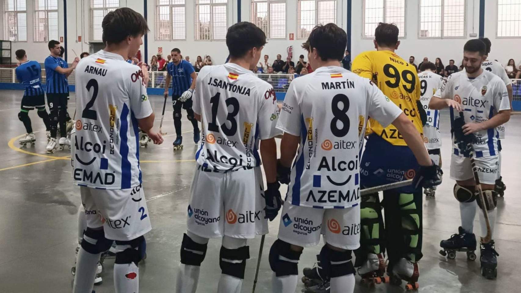 El PAS Alcoi ha jugado en Cajar con su segunda equipación / Foto: PAS