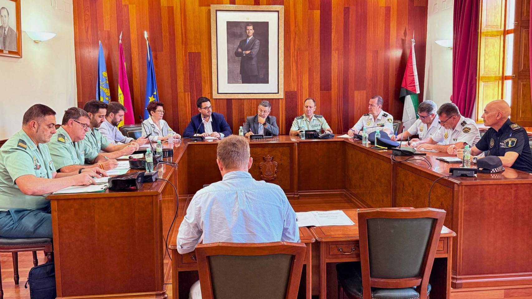 La reuni&oacute; de la Junta de Seguretat Ciutadana / Foto AdC