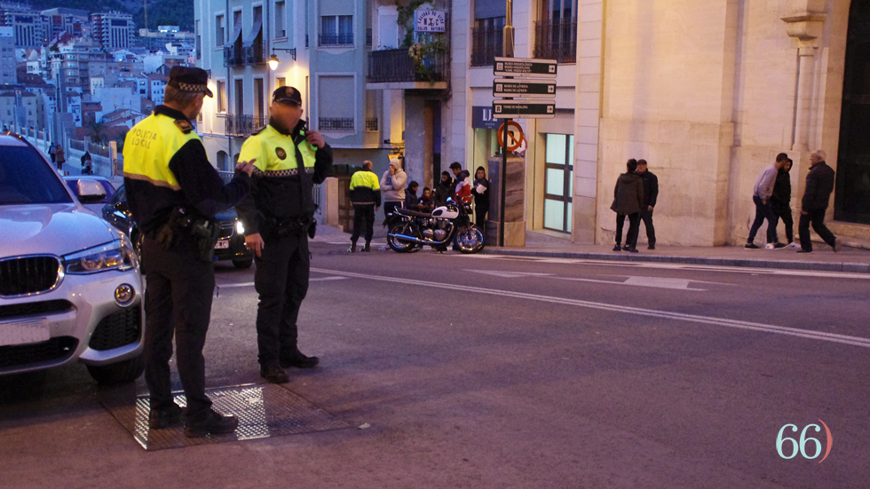 Instantes después de producirse el accidente