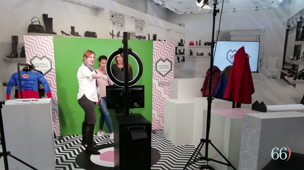La zona de fotos del Black Shopping Lovers / Foto SB