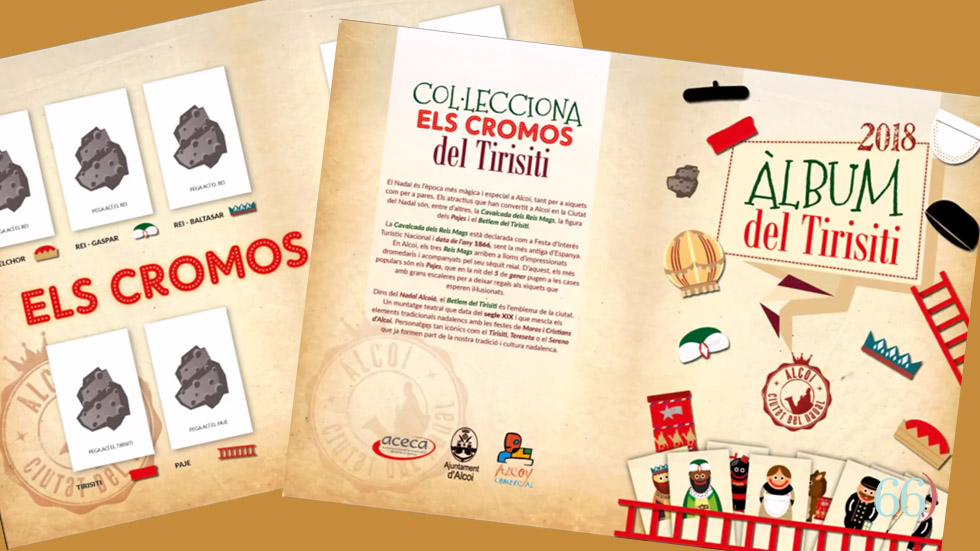 Los álbumes de cromos están a disposición de los clientes de los comercios