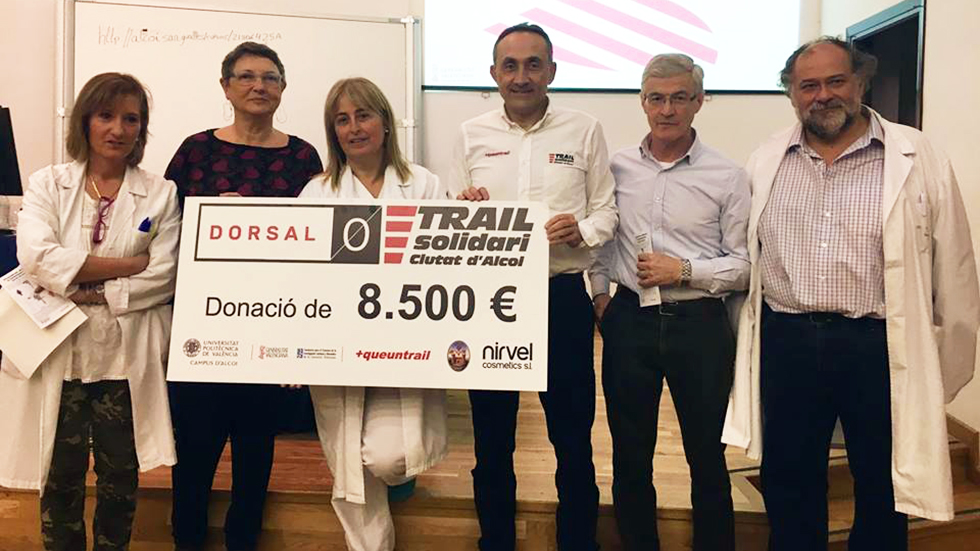 Donació del Dorsal 0 / Foto: Facebook Trail Solidari