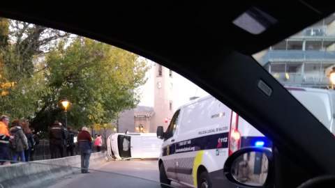 La Policía Local ha acudido al lugar de los hechos