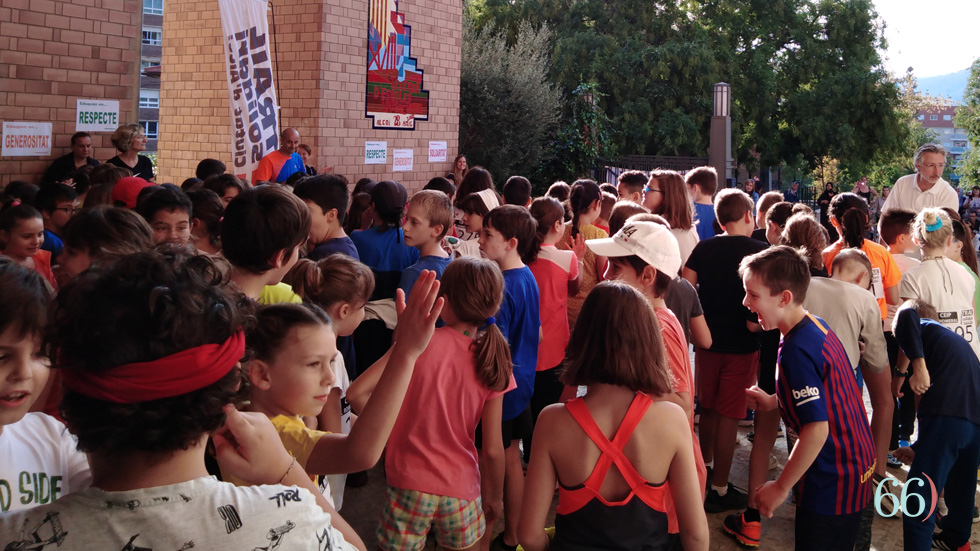Alumnos del Romeral en el 'Mini Trail Soldirari' / Foto: Archivo Pagina66)