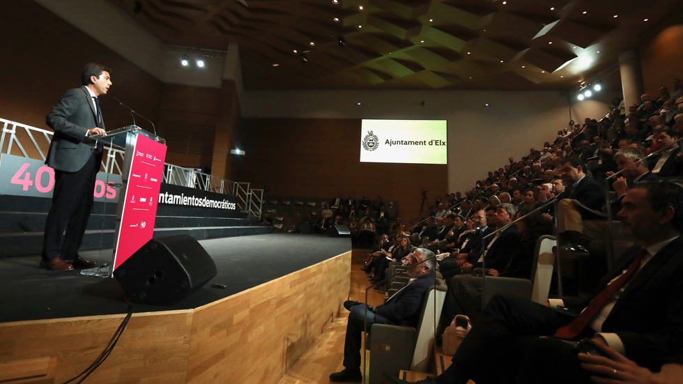 Carlos Mazón durante su intervención / Foto: Diputación Alicante