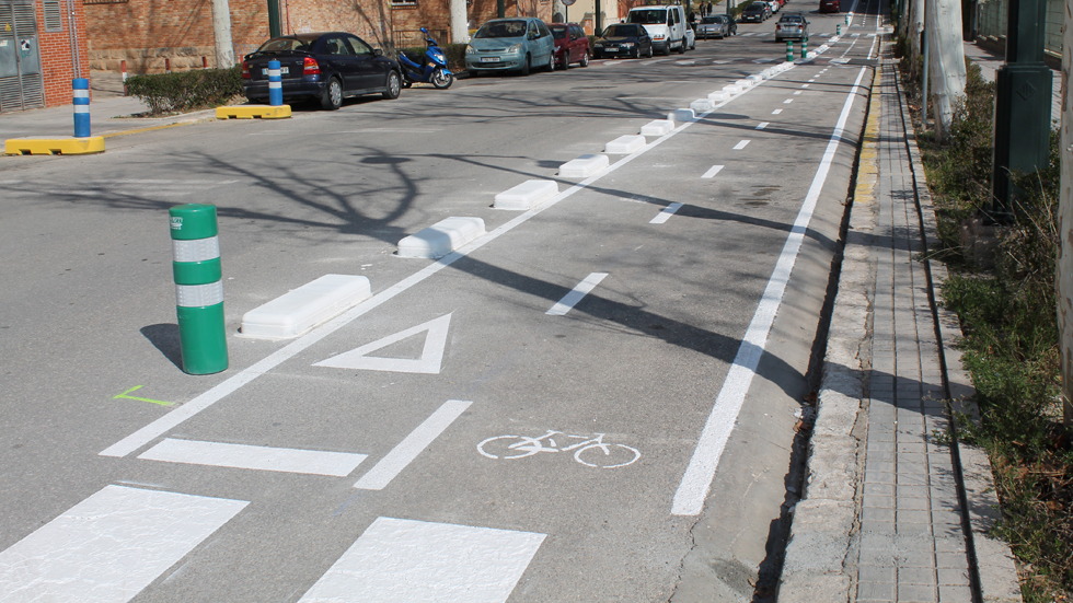 Carril bici en la Zona Nord / Foto: Ajuntament Alcoi