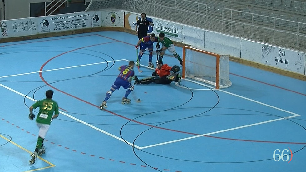 El primero de los goles del Alcodiam, de Aleix Pastor