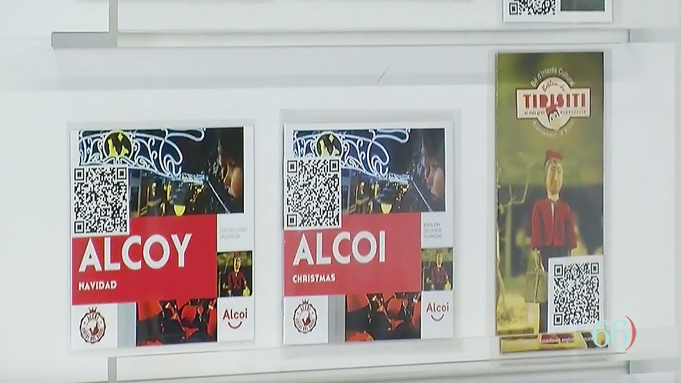 Folletos en la Tourist Info