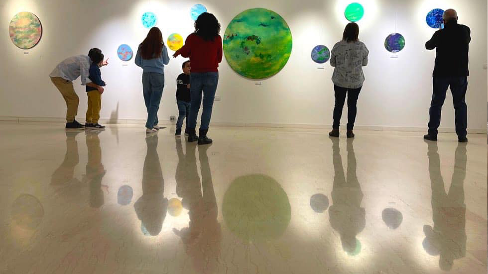 Exposició Exoplanetas // Foto: Facebook Siroco Cultural
