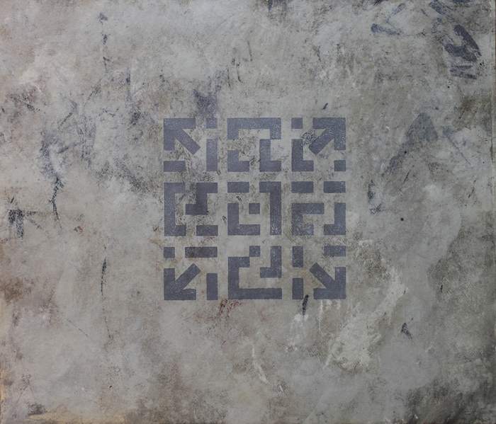 Enigma modular II  Serigrafia i mixta sobre paper 66,5 × 78 cm