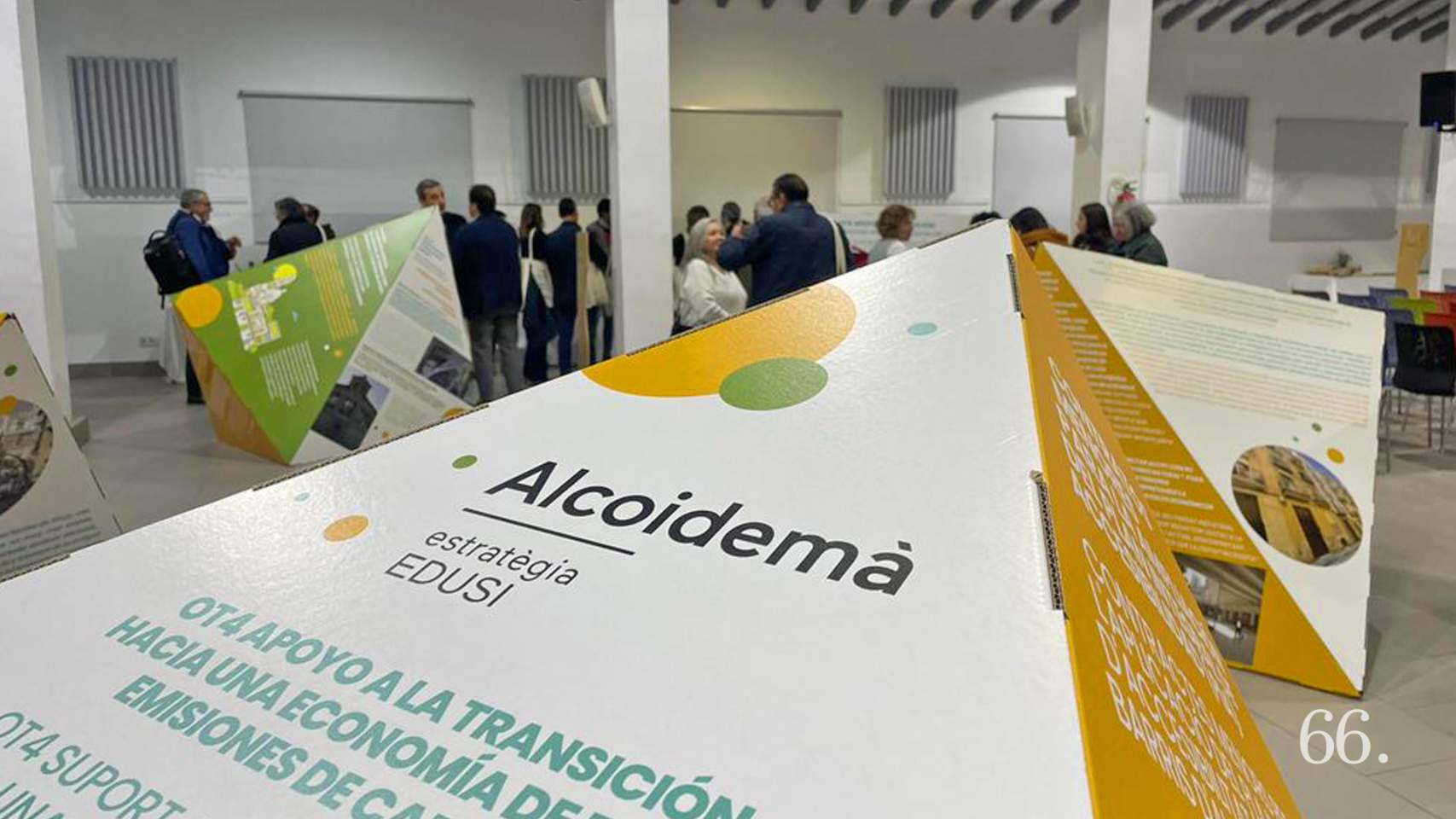 Exposición EDUSI-Alcoidemà en el Àgora