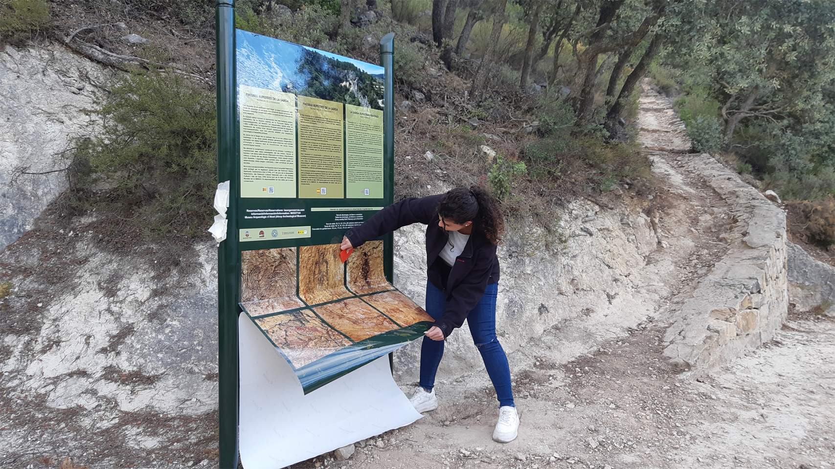 Nova informació en els panells de La Sarga