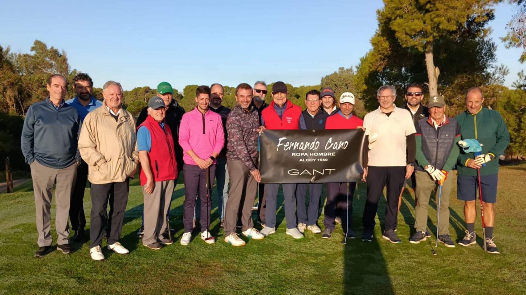 Participantes en el Trofeo Fernando Cano - Gant de Golf