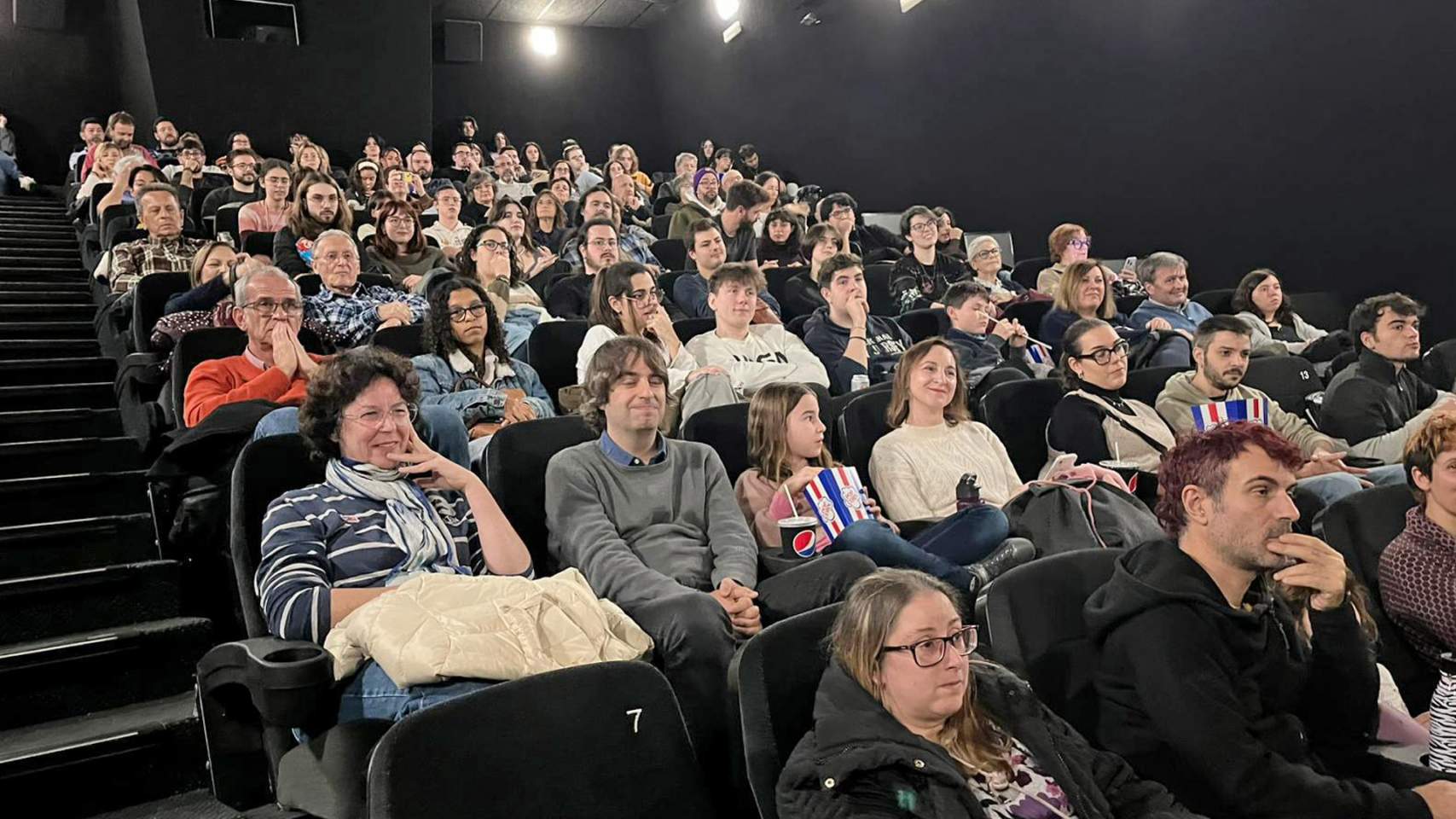 P&uacute;blic durant una projecci&oacute; d'Animalcoi