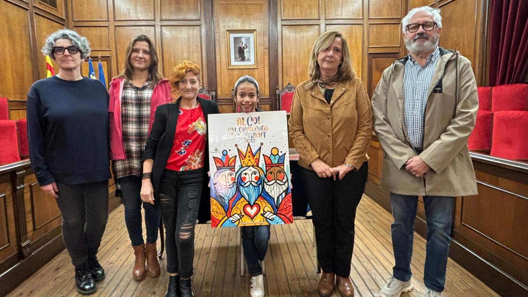 Jurat amb el cartell guanyador d'enguany