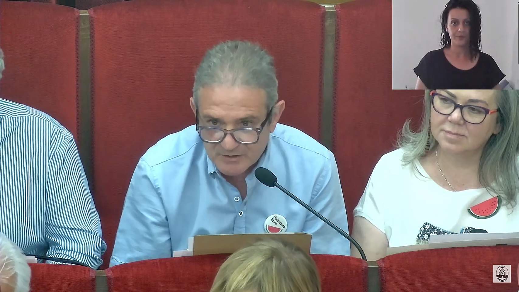 Sergi Rodríguez en el pleno donde se aprobaron los últimos presupuestos