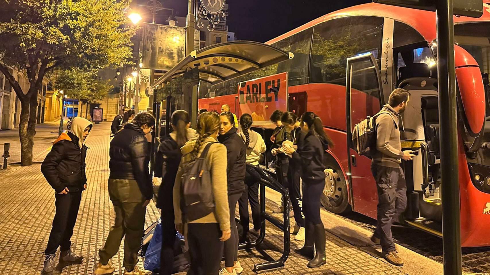 Bus organizado por Juventud
