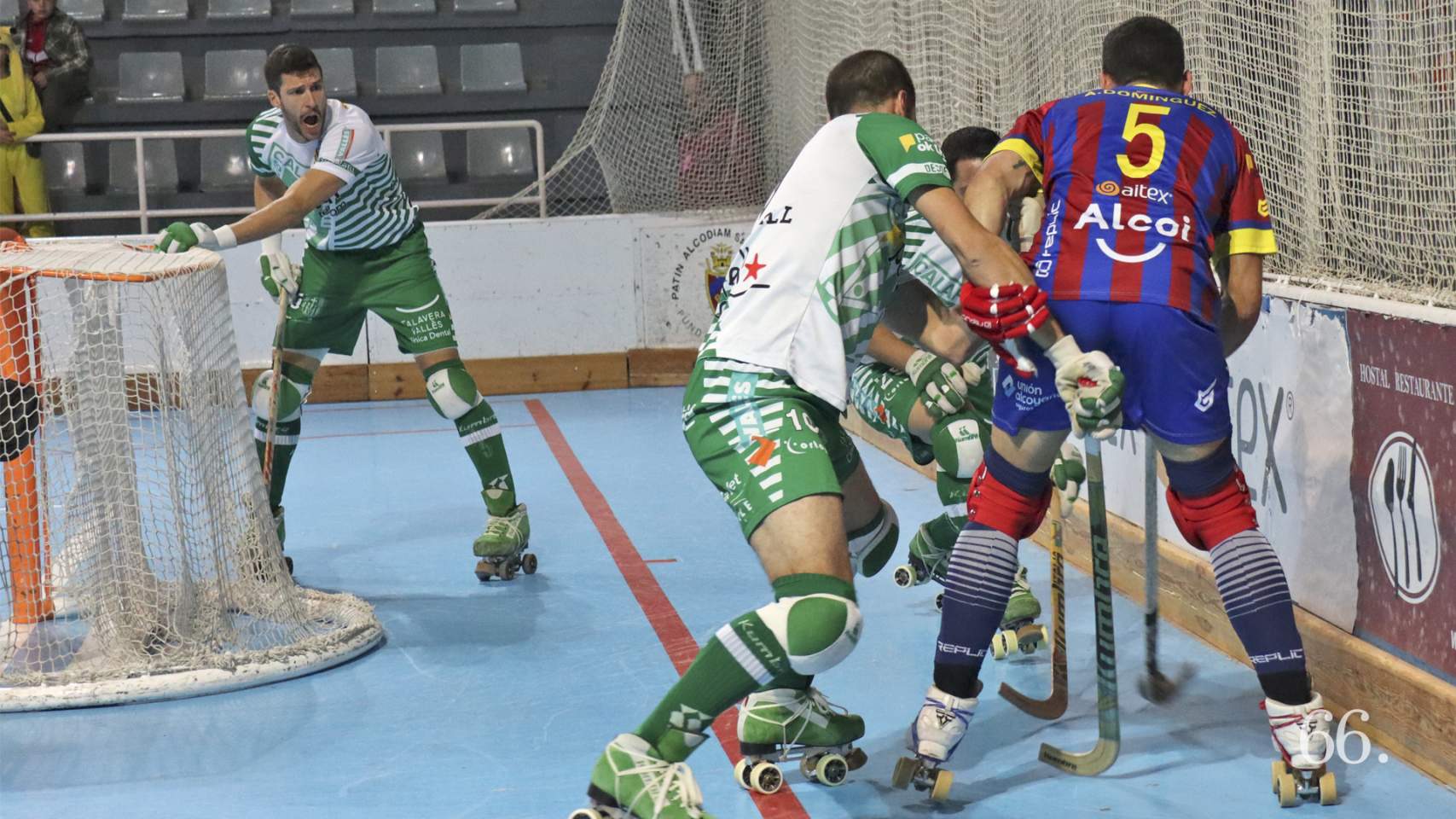 Partido ante el Calafell de la pasada temporada