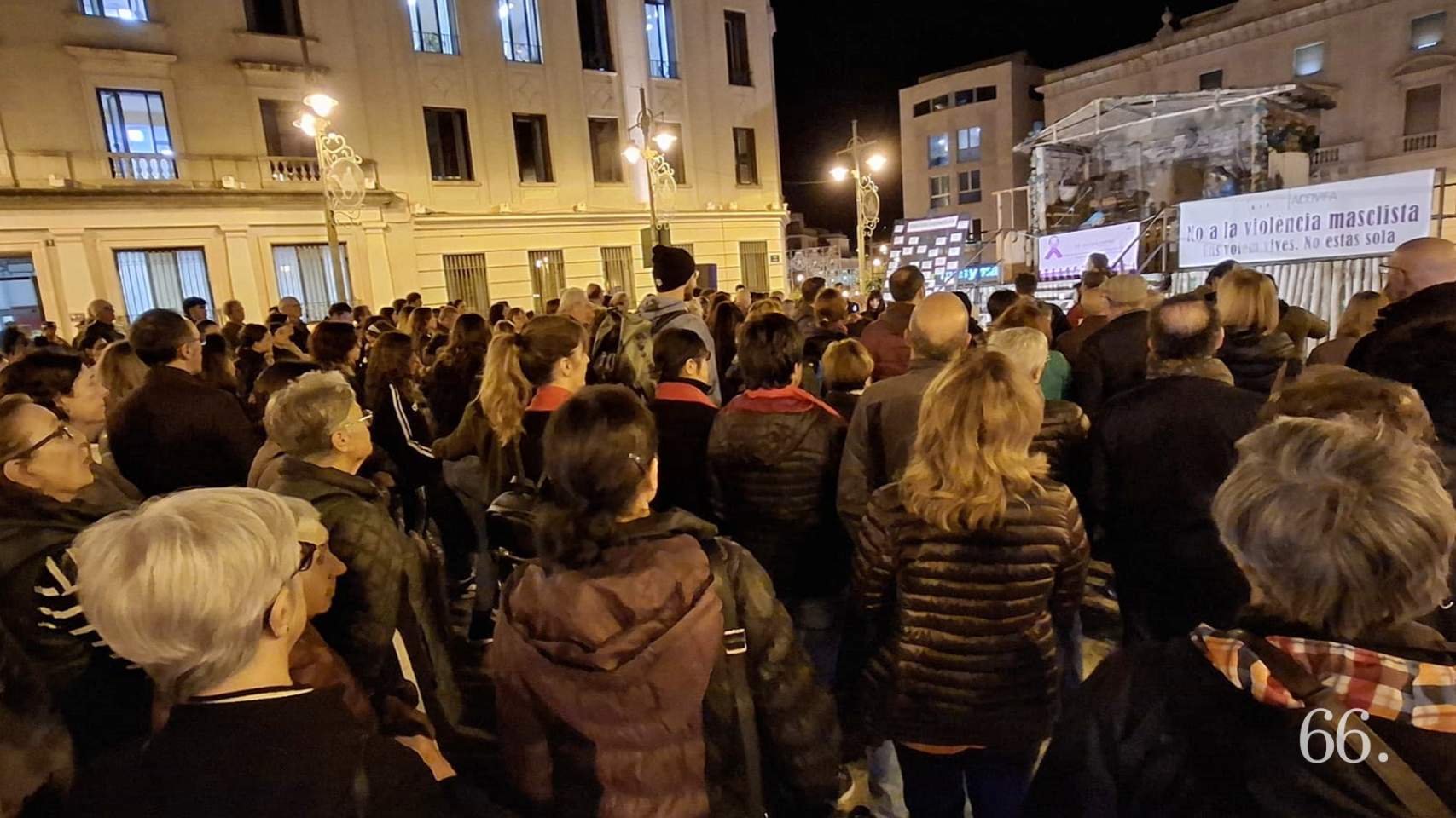 Concentració en la plaça d'Espanya