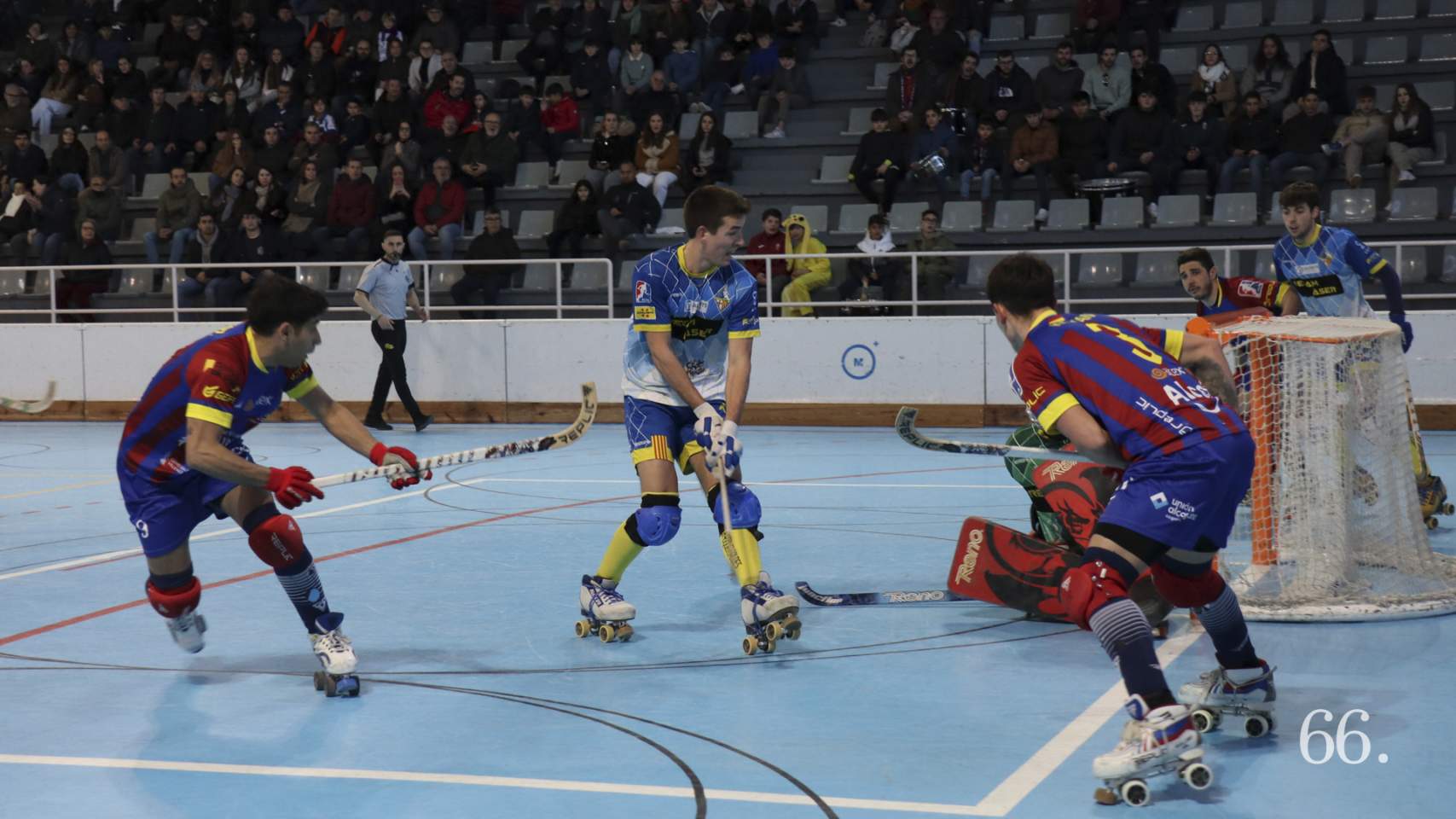 Partido frente al Caldes de la pasada temporada